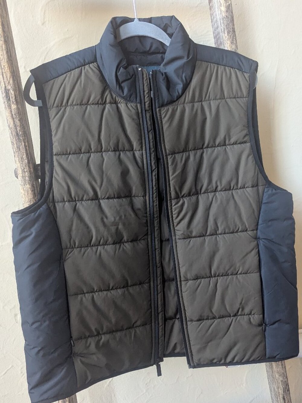 Perry Ellis Men's Vest Jacket Medium Gray Blue